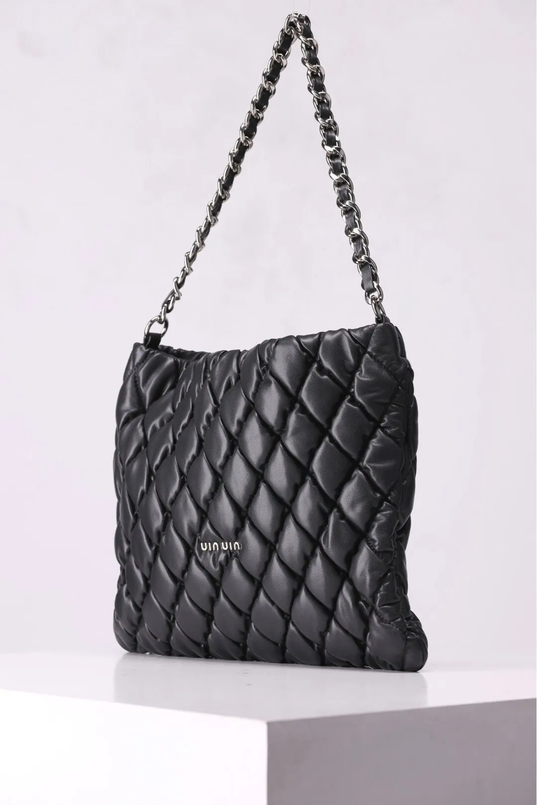 2 Pcs Premium Leather Rhomboids Shoulder Tote Bag