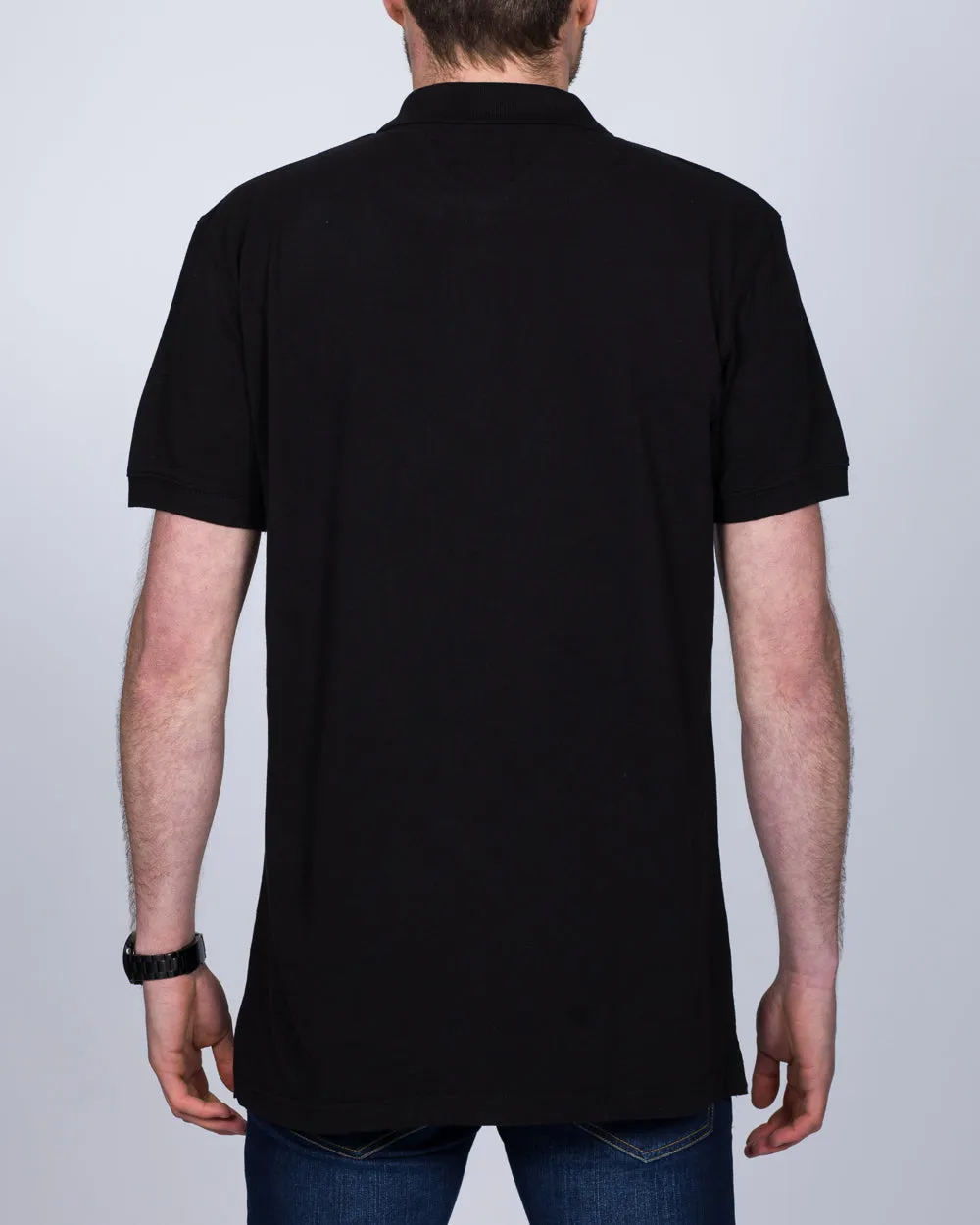 2t Regular Fit Tall Polo Shirt (black)