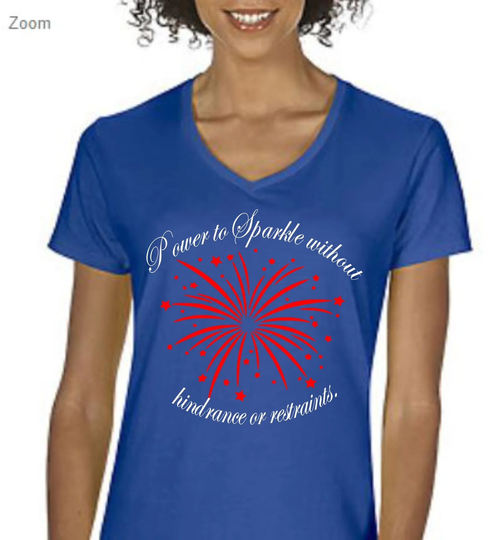 4th of July Patriotic - Blue T-Shirt