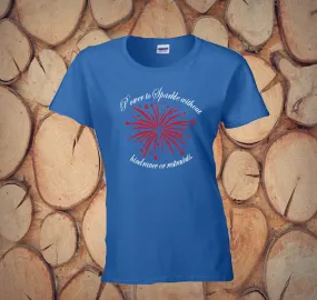 4th of July Patriotic - Blue T-Shirt
