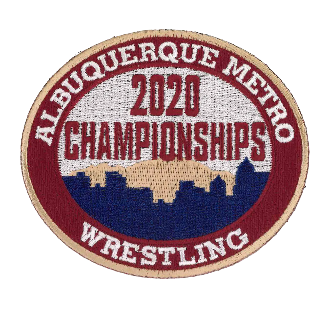 ABQ Metro Wrestling Championship Patches