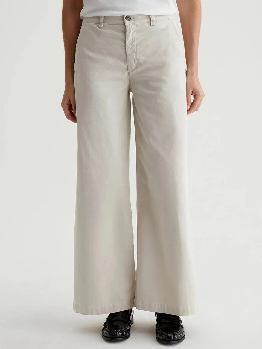 AG Jeans Caden Wide-Leg Trouser in Pumice