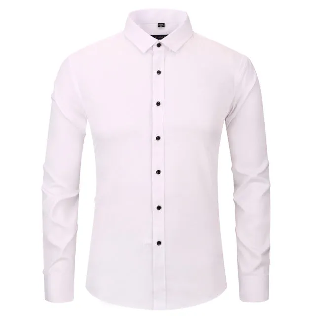 Anti-wrinkle Elasticity Slim Fit Shirts