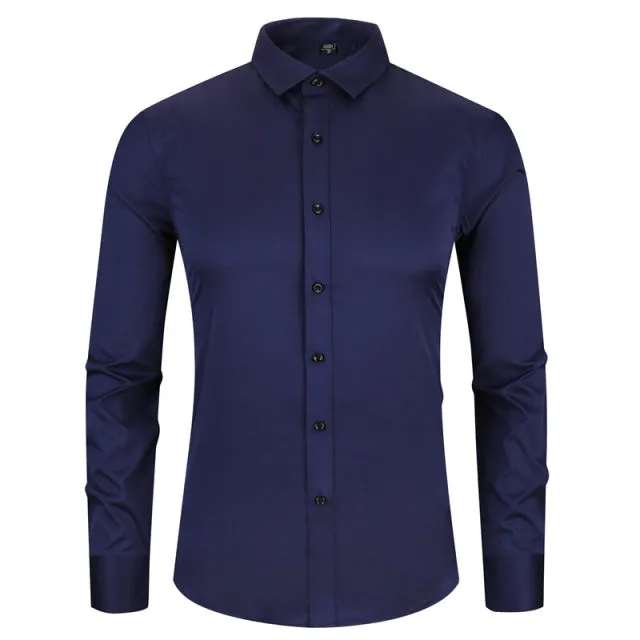 Anti-wrinkle Elasticity Slim Fit Shirts