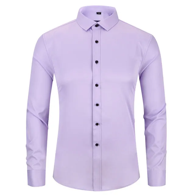 Anti-wrinkle Elasticity Slim Fit Shirts