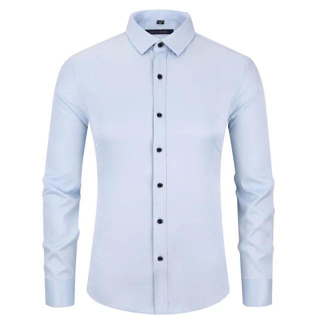 Anti-wrinkle Elasticity Slim Fit Shirts
