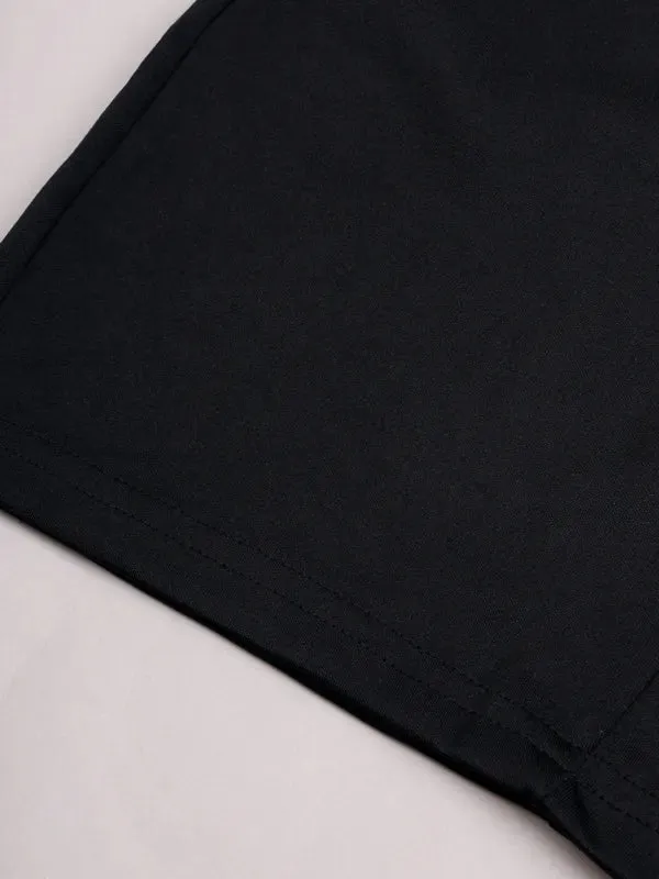 Boys Solid Slim Fit Shorts with TECHNO COOL 