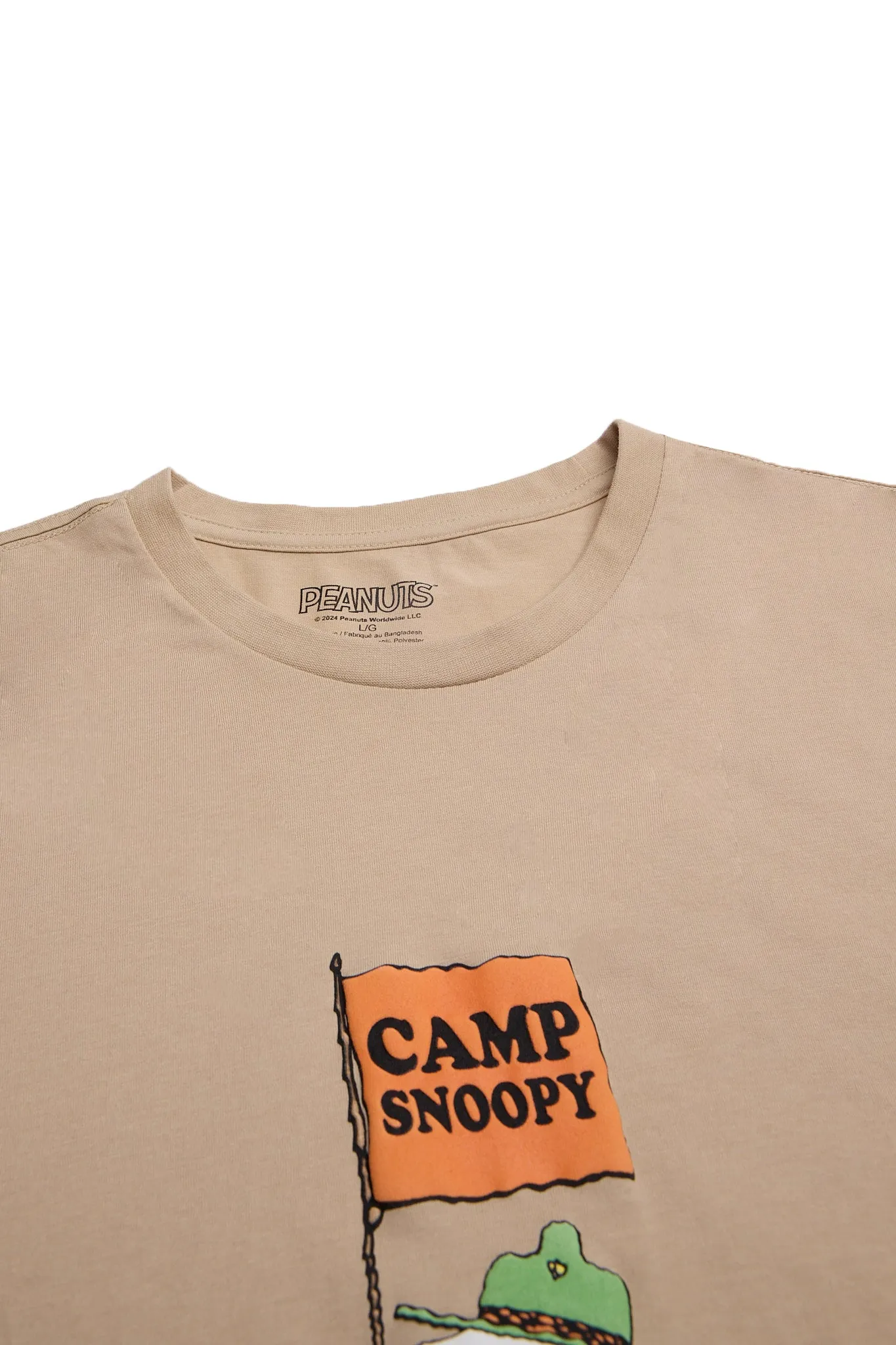 Camp Snoopy Flag Graphic Tee