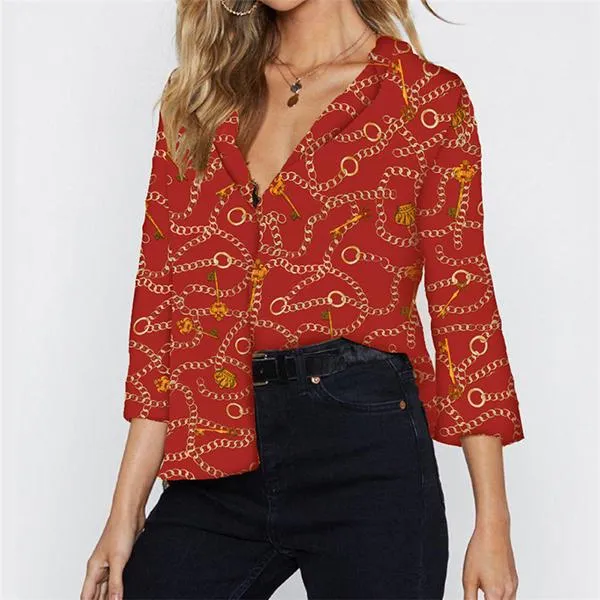 Casual Loose Printed Shirts