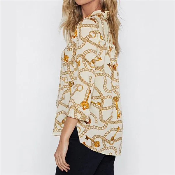 Casual Loose Printed Shirts