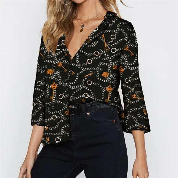 Casual Loose Printed Shirts