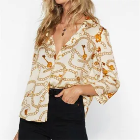 Casual Loose Printed Shirts