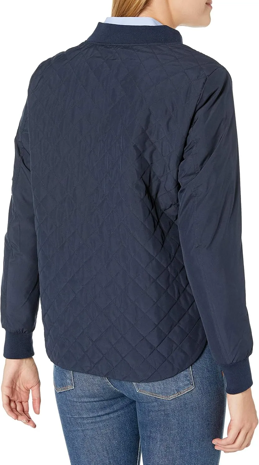 Charles River Apparel Women's Quilted Boston Flight Jacket