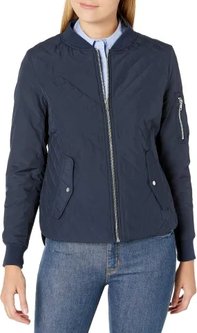 Charles River Apparel Women's Quilted Boston Flight Jacket