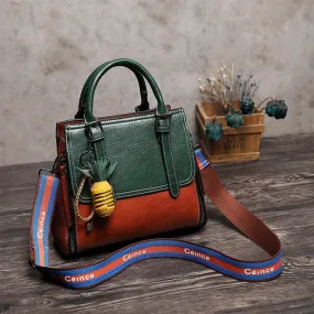 Christmas Gift 2021 Vintage Real Genuine Leather Handbag Luxury Handbags Women Bags Designer Female Crossbody Bag For Women Shoulder Bag Ladies