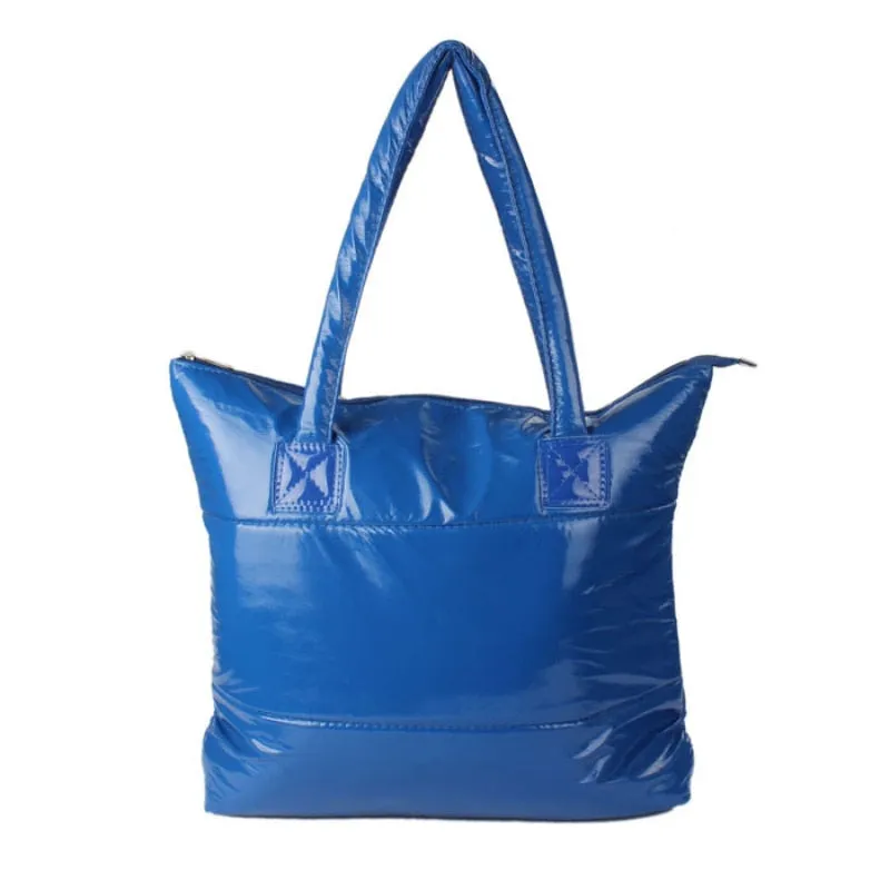Christmas Gift Fashion Space Cotton Women Shoulder Bags Designer Handbags Luxury Down Messenger Bag Lady Large Tote Big Purses 2020 Winter Sac
