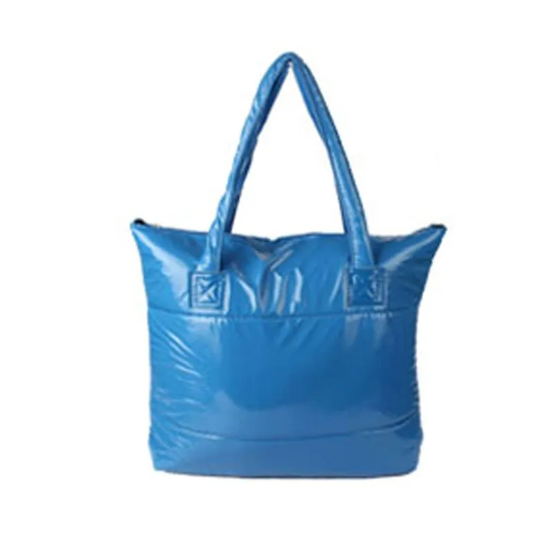 Christmas Gift Fashion Space Cotton Women Shoulder Bags Designer Handbags Luxury Down Messenger Bag Lady Large Tote Big Purses 2020 Winter Sac