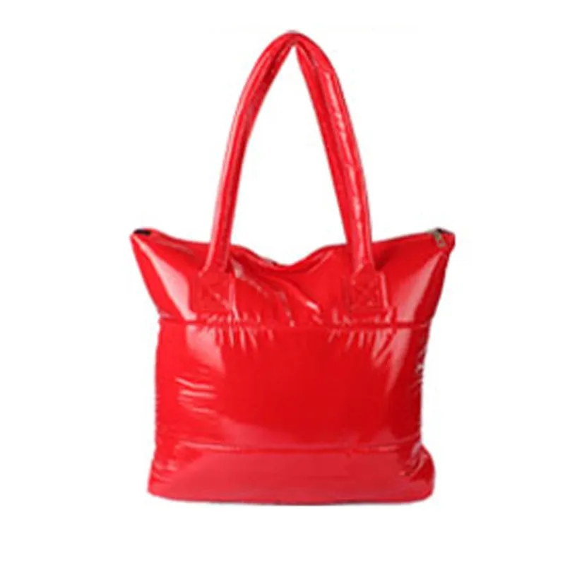 Christmas Gift Fashion Space Cotton Women Shoulder Bags Designer Handbags Luxury Down Messenger Bag Lady Large Tote Big Purses 2020 Winter Sac