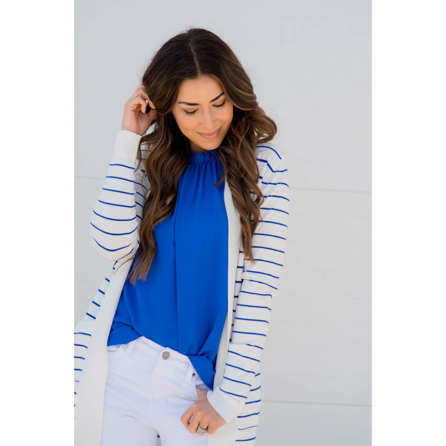 Cinched Ruffle Tank