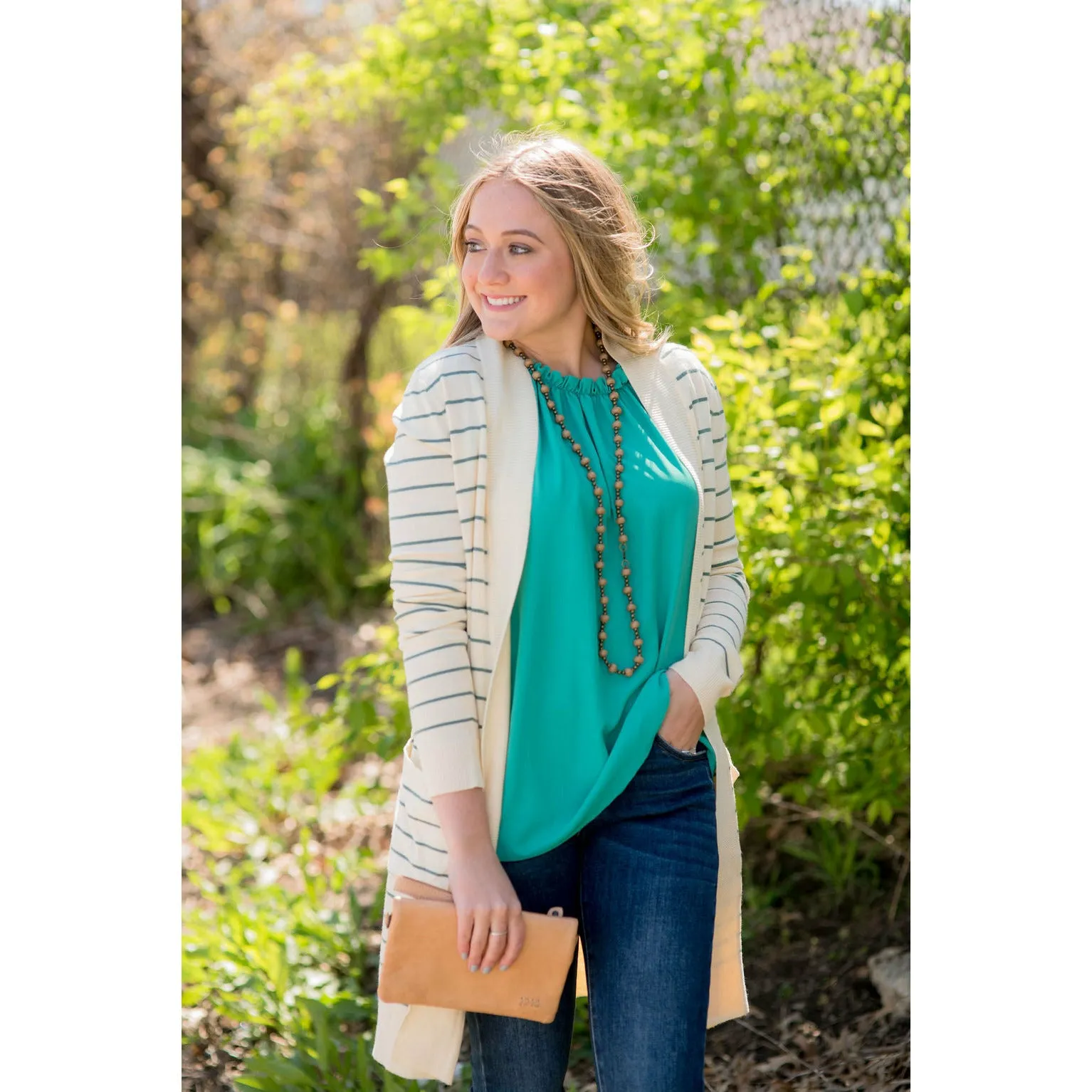 Cinched Ruffle Tank