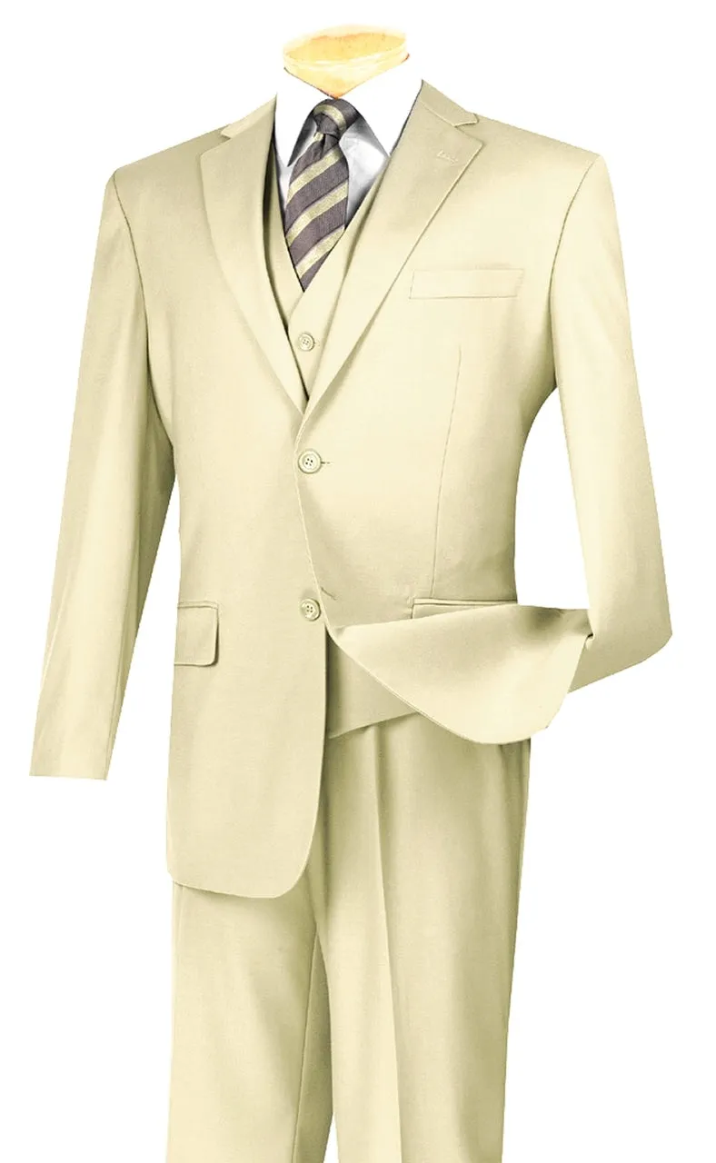 Classic Fit  Men Suitt V2TR-Ivory