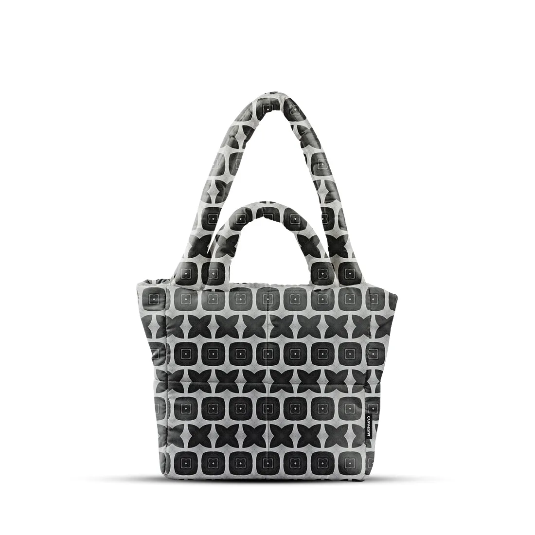 Cloud Tote Monochrome Kaleidoscope