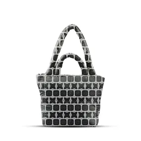 Cloud Tote Monochrome Kaleidoscope