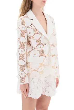 cotton floral lace jacket