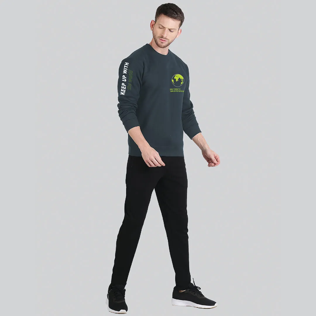 Crew Neck Sweatshirt - Midnight Navy