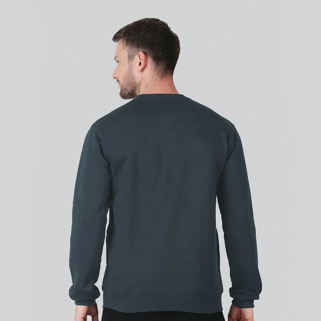 Crew Neck Sweatshirt - Midnight Navy