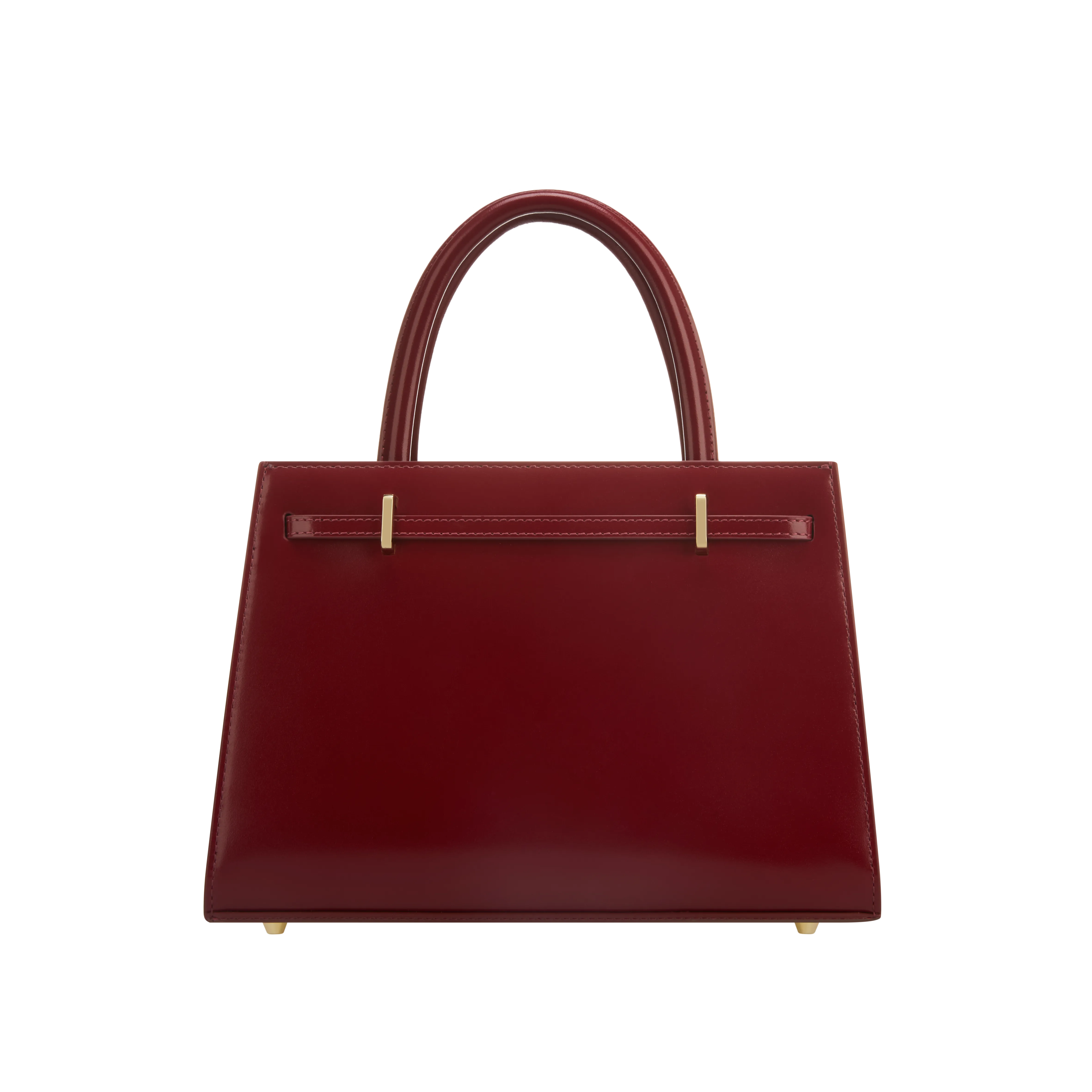 Dark Cherry Book Leather Tote Bag 25