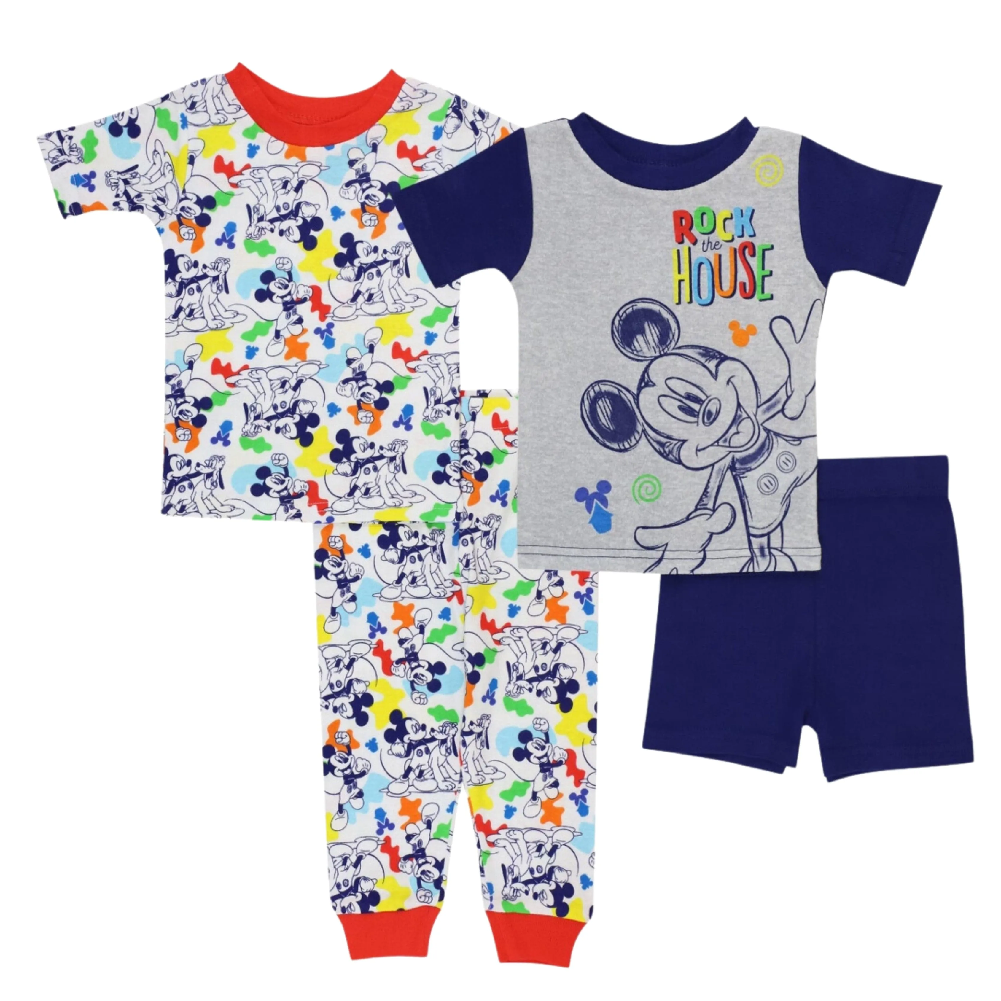 DISNEY - BABY - Mickey Mouse Pajamas, 4 Piece Set