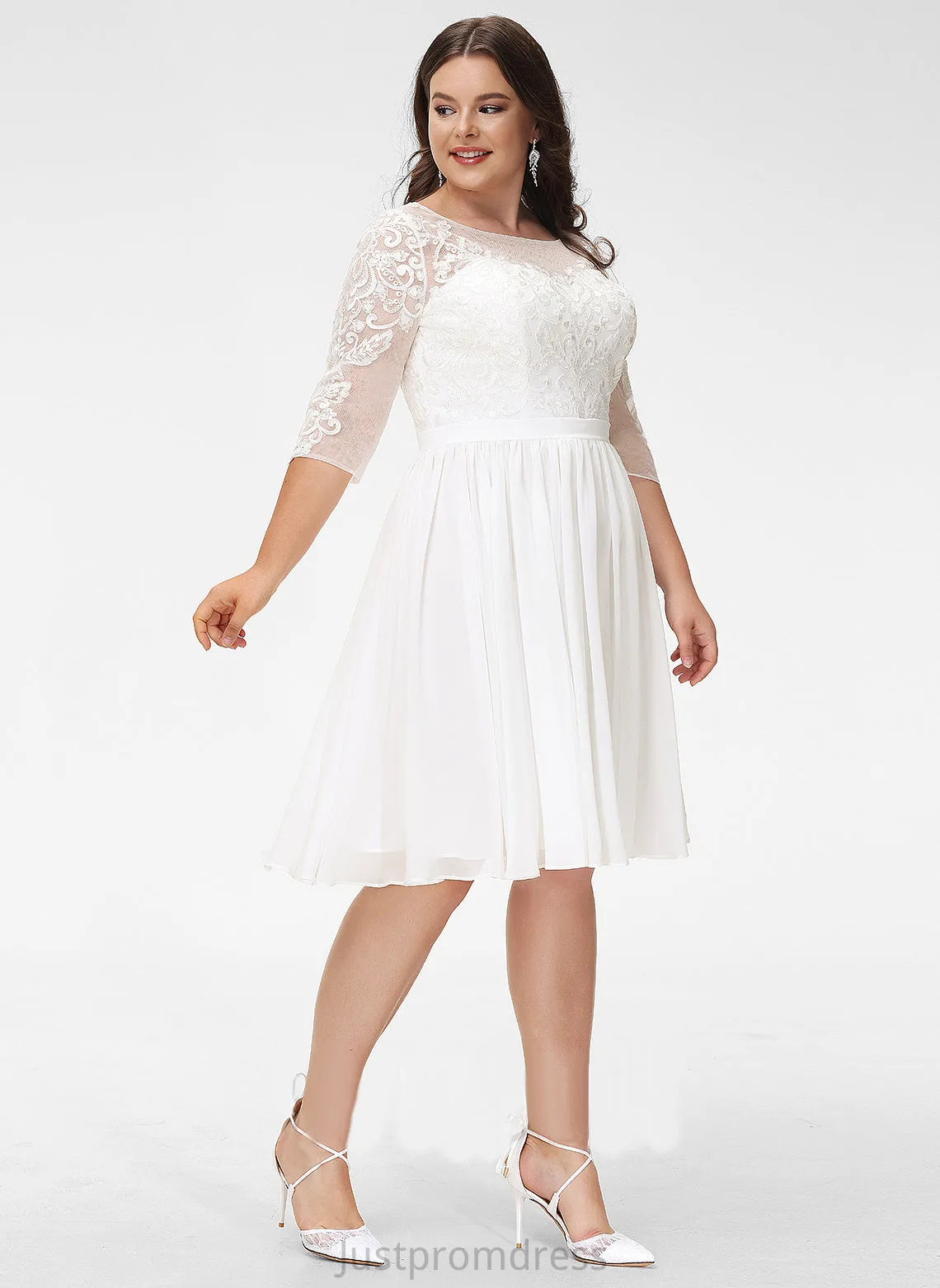 Dresses Formal Dresses Dana A-line Lace Chiffon