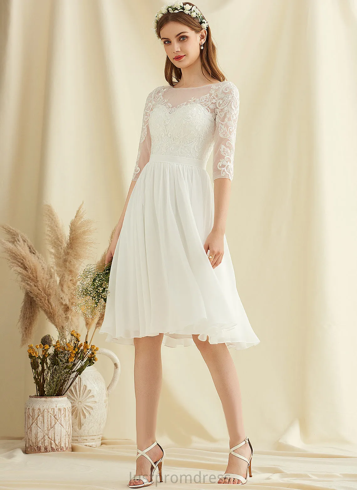 Dresses Formal Dresses Dana A-line Lace Chiffon
