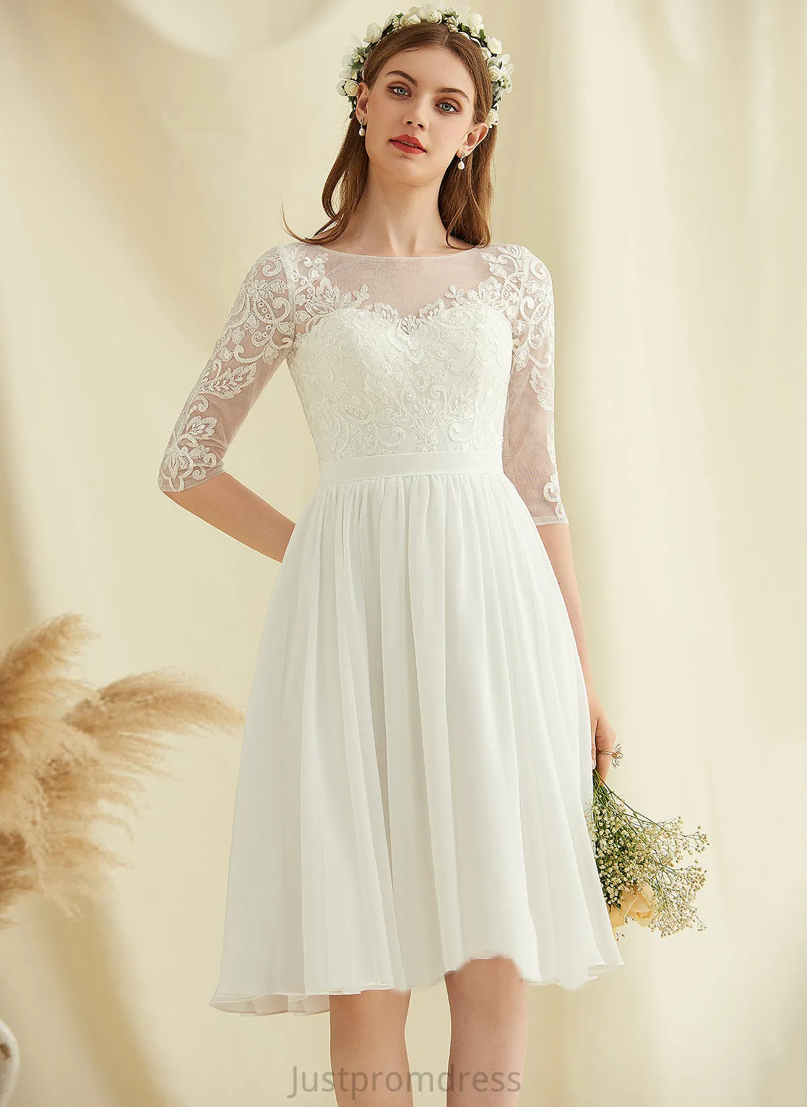 Dresses Formal Dresses Dana A-line Lace Chiffon