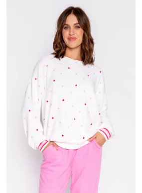 Feel Loved Long Sleeve Ivory Top
