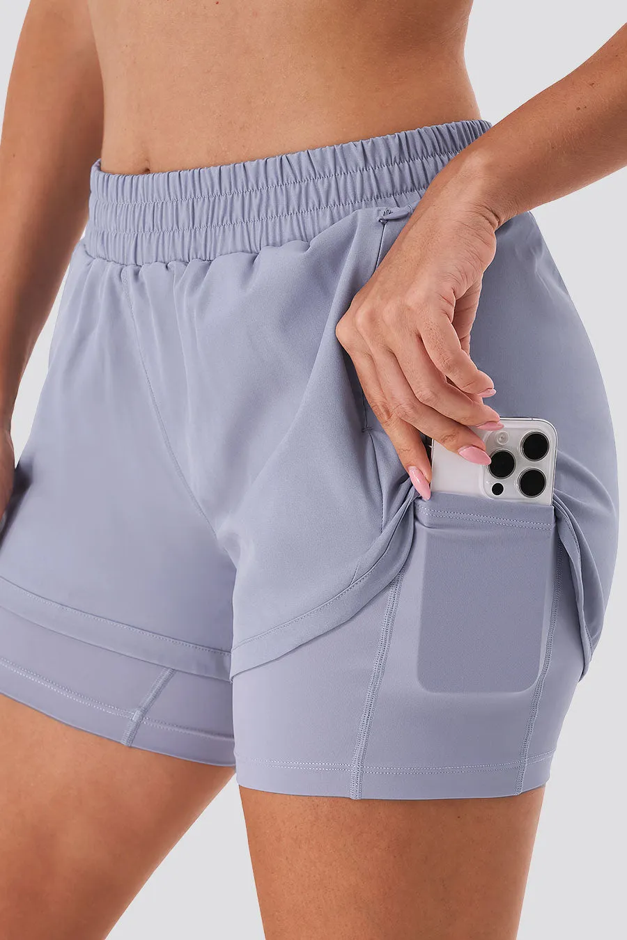 FlexRun Convertible 2 in 1 Running Shorts