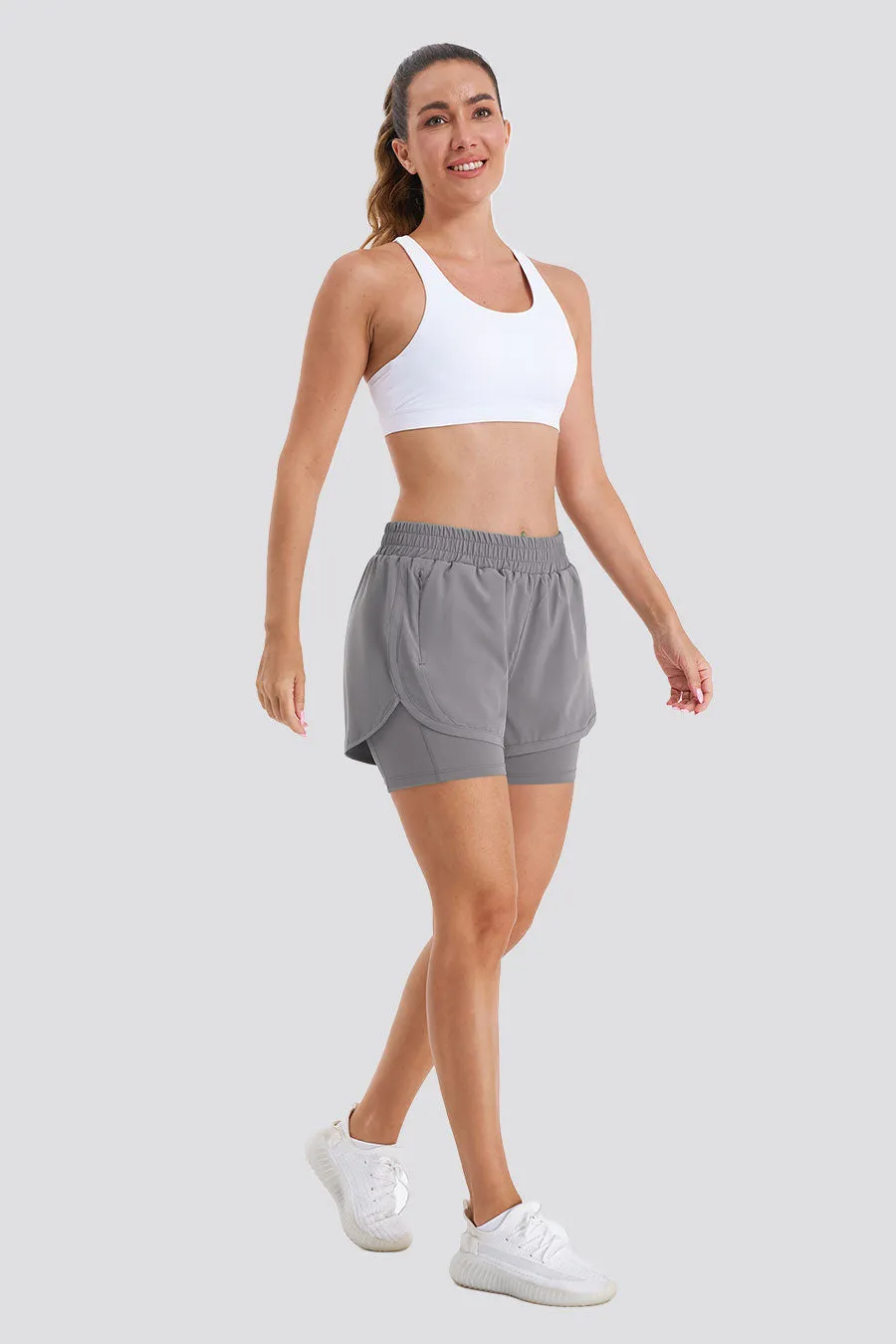 FlexRun Convertible 2 in 1 Running Shorts