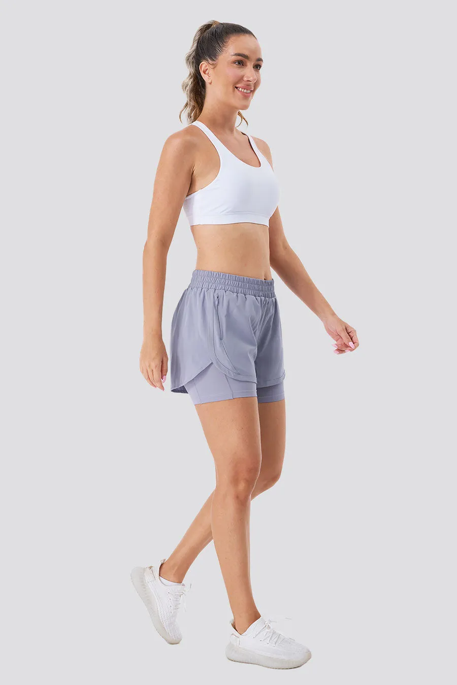 FlexRun Convertible 2 in 1 Running Shorts