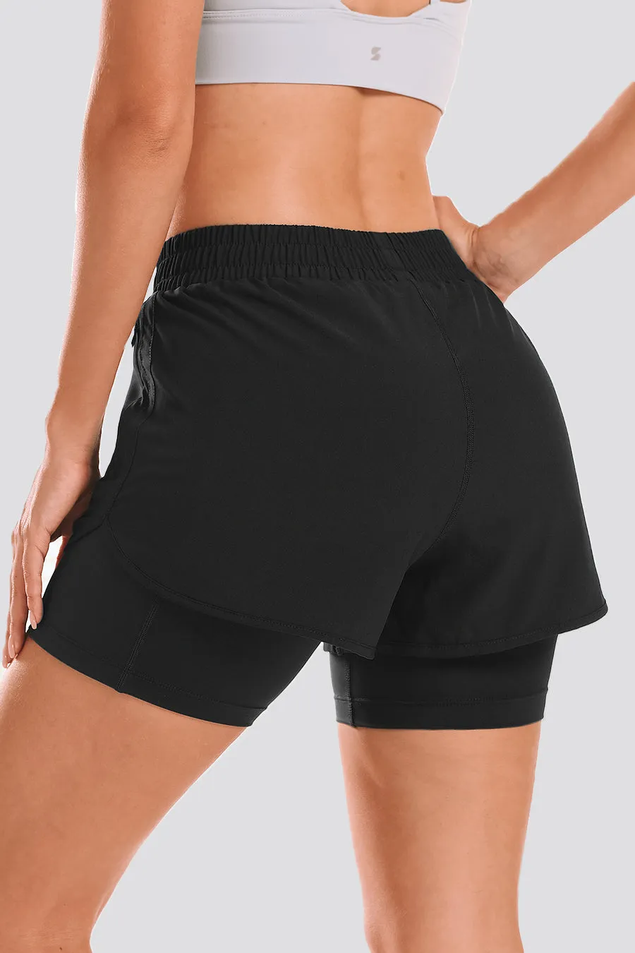 FlexRun Convertible 2 in 1 Running Shorts
