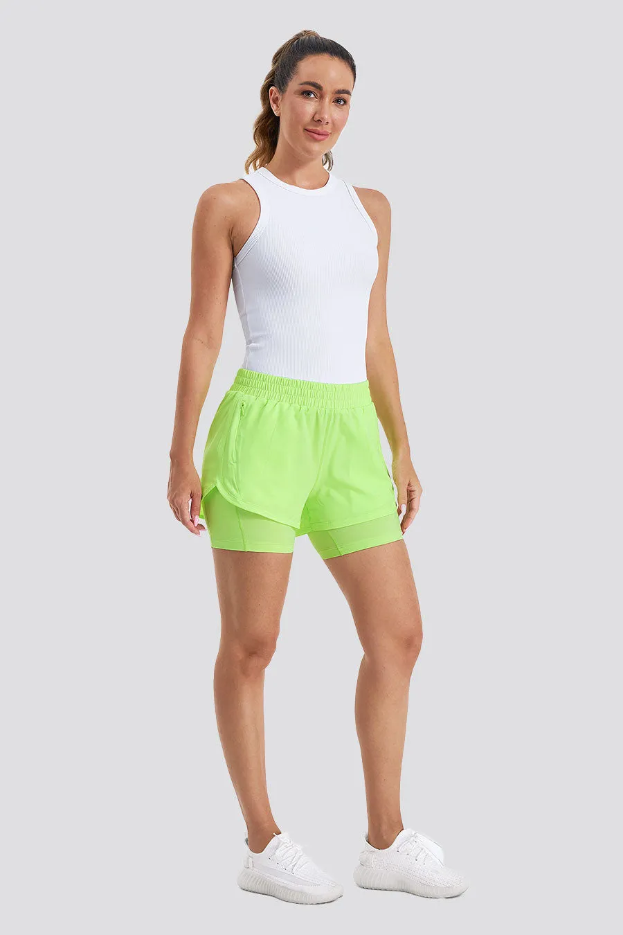 FlexRun Convertible 2 in 1 Running Shorts