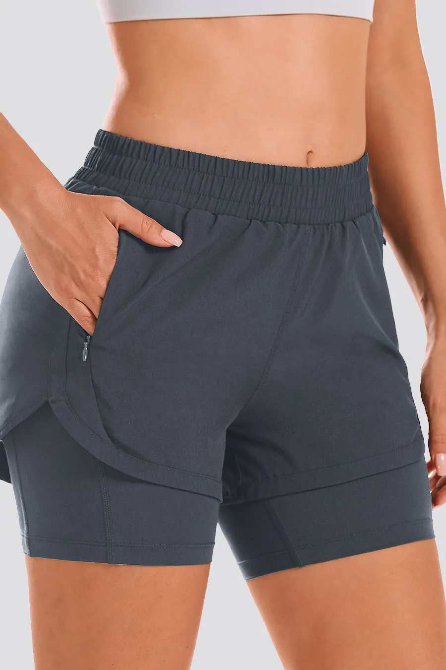 FlexRun Convertible 2 in 1 Running Shorts