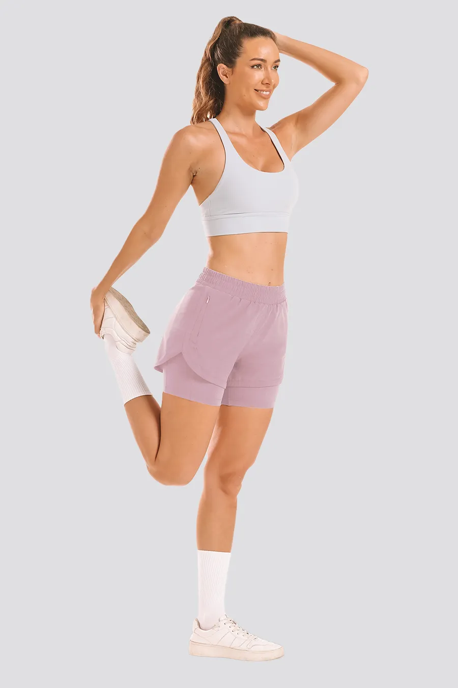 FlexRun Convertible 2 in 1 Running Shorts