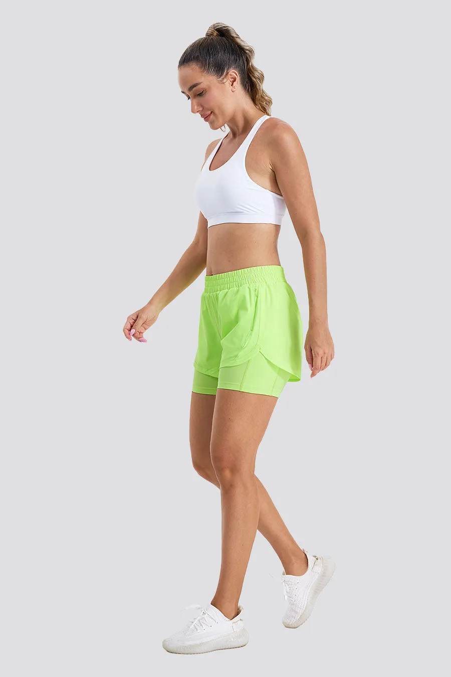 FlexRun Convertible 2 in 1 Running Shorts