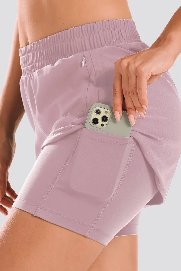 FlexRun Convertible 2 in 1 Running Shorts