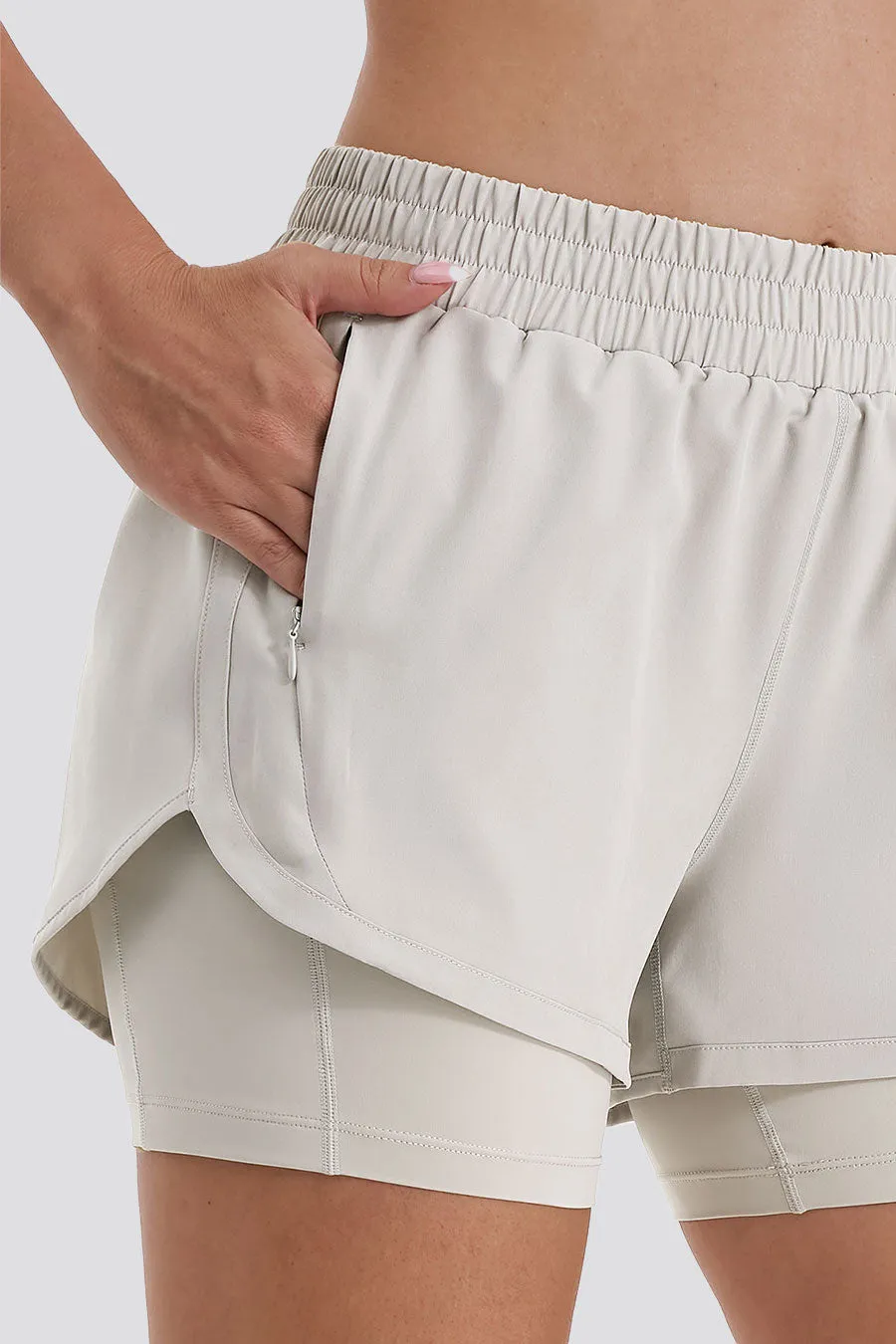FlexRun Convertible 2 in 1 Running Shorts