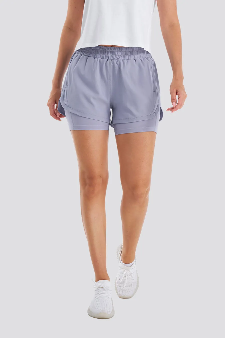 FlexRun Convertible 2 in 1 Running Shorts