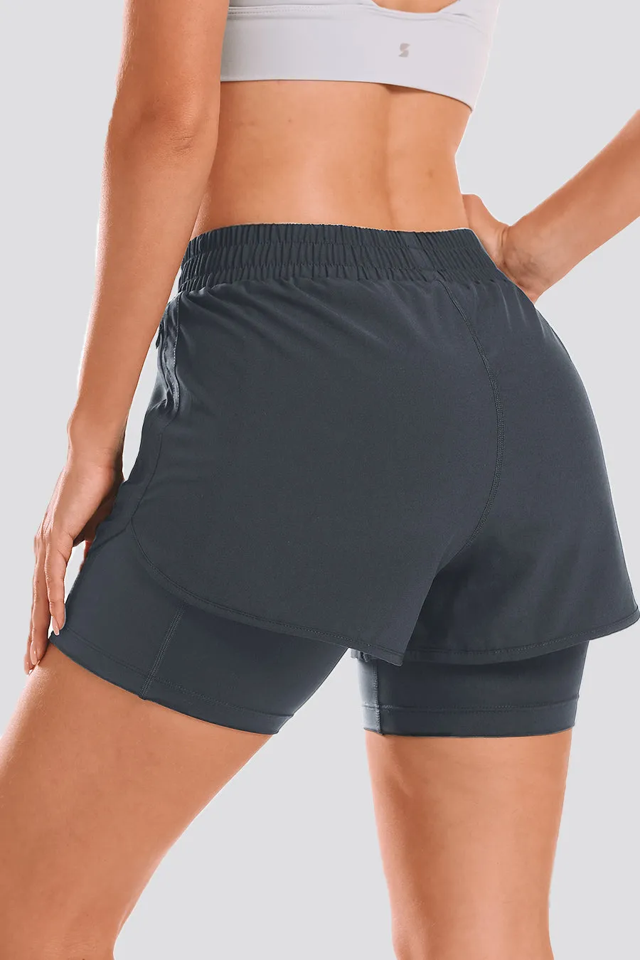 FlexRun Convertible 2 in 1 Running Shorts