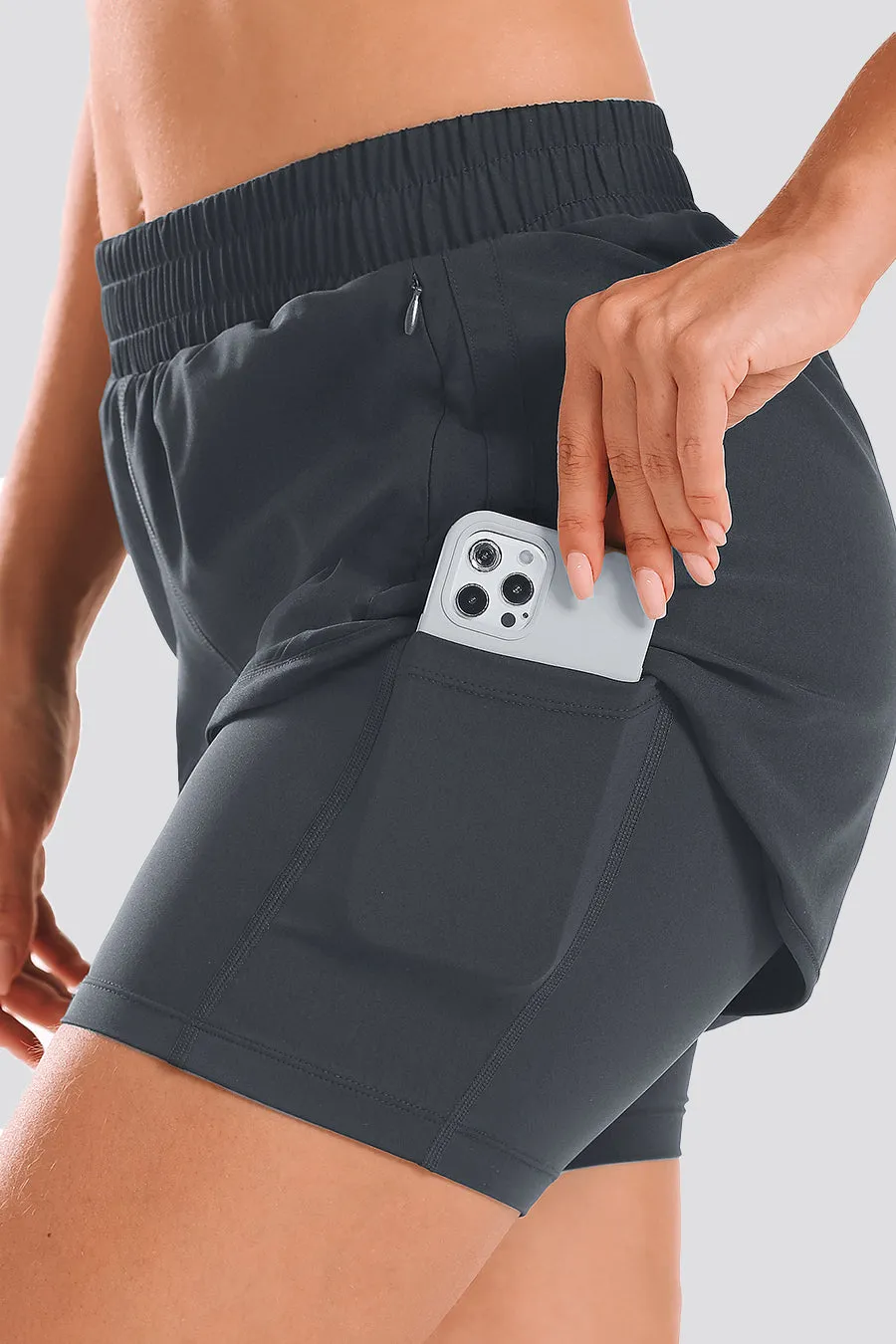 FlexRun Convertible 2 in 1 Running Shorts