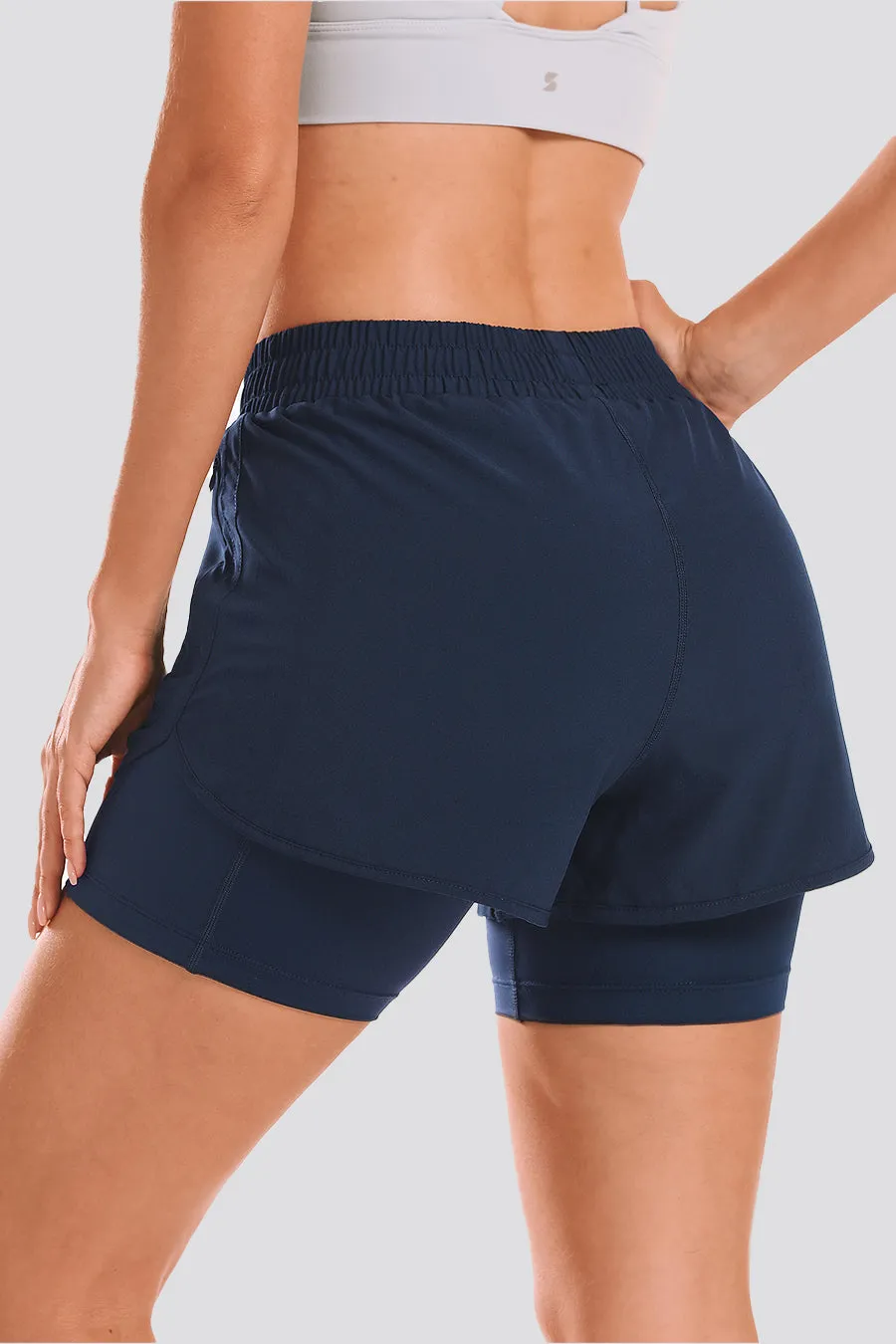 FlexRun Convertible 2 in 1 Running Shorts